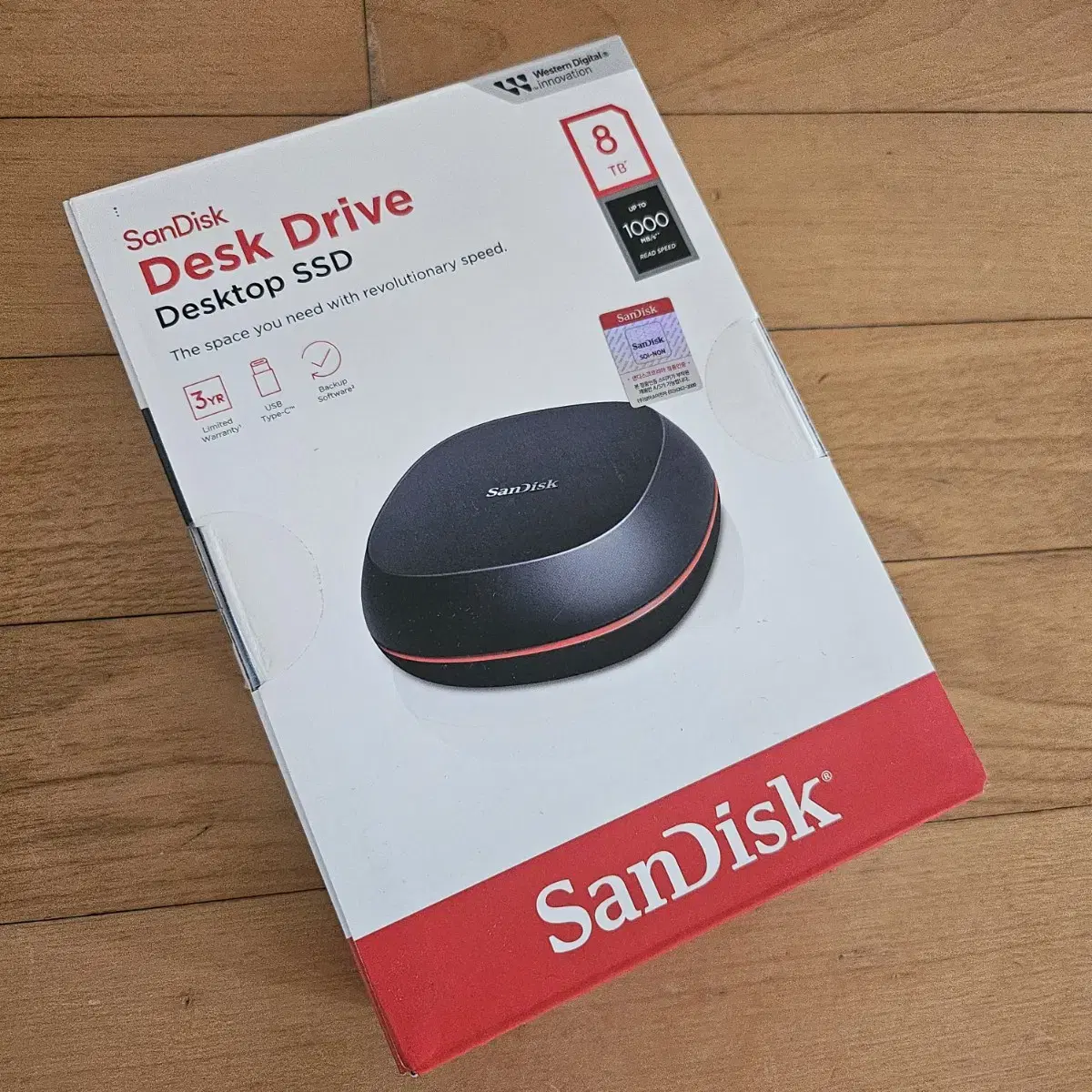 샌디스크 Sandisk Desk Drive SSD 8TB